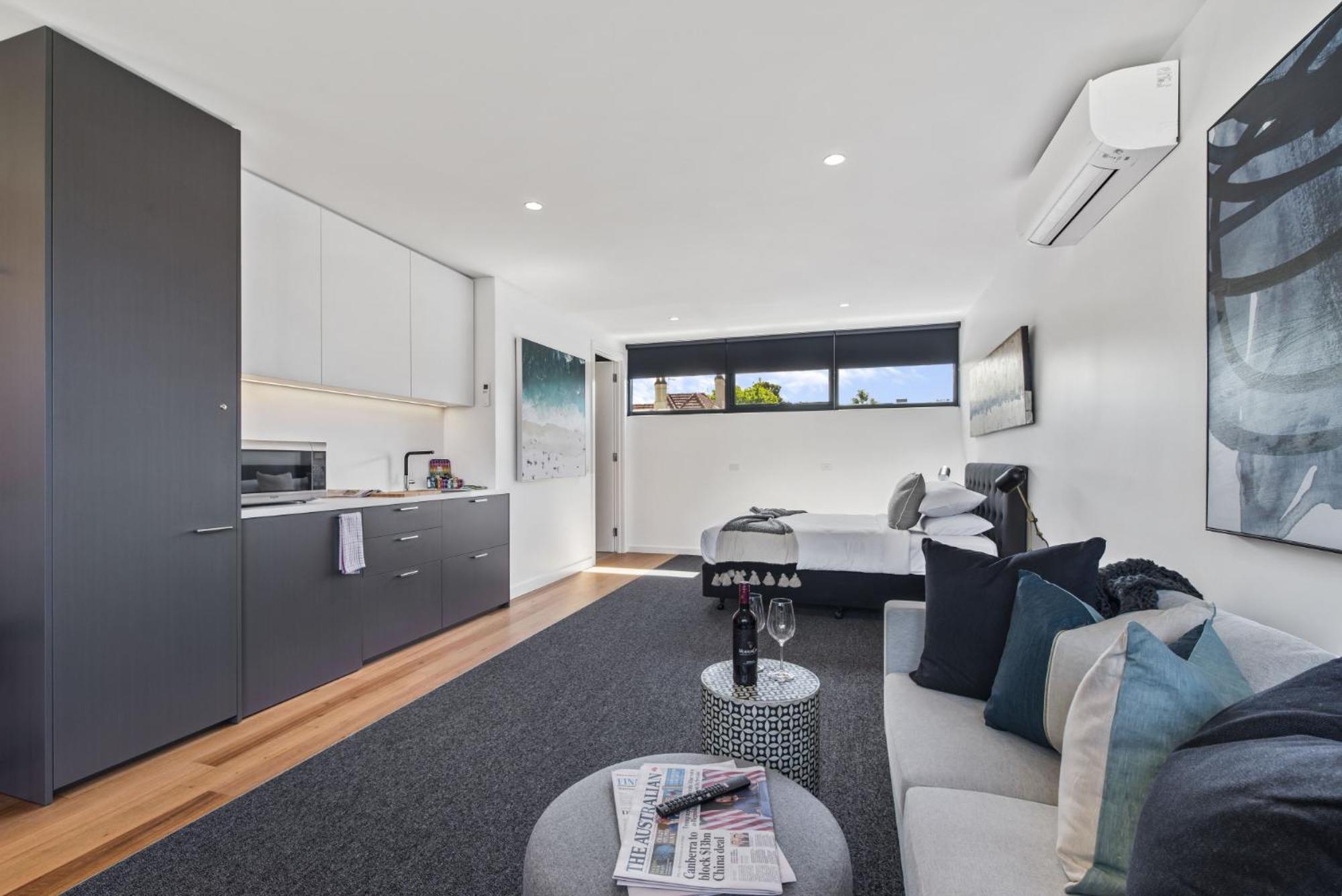 Convenient Beachside Studio Apartment Melburne Exterior foto