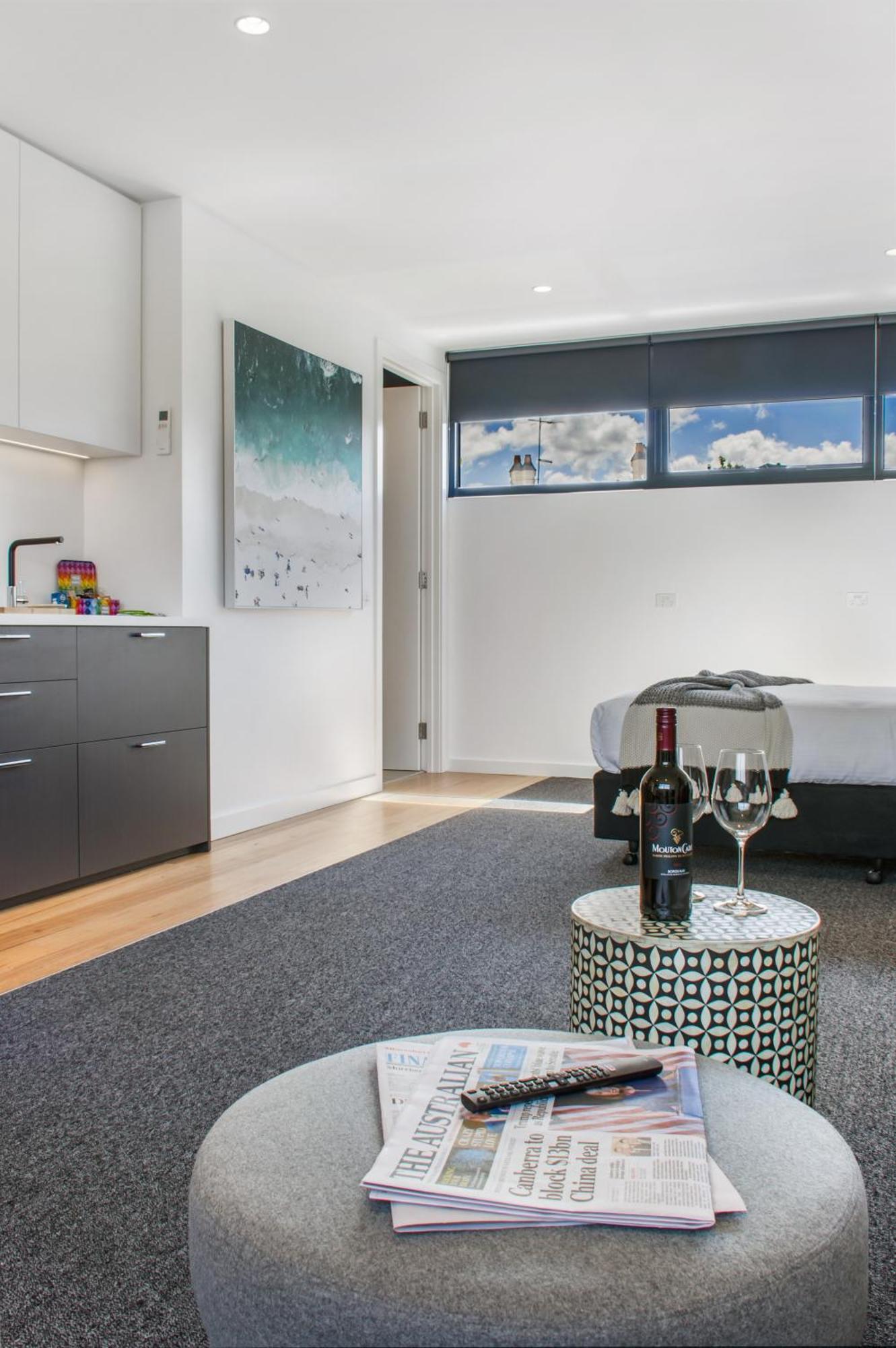 Convenient Beachside Studio Apartment Melburne Exterior foto